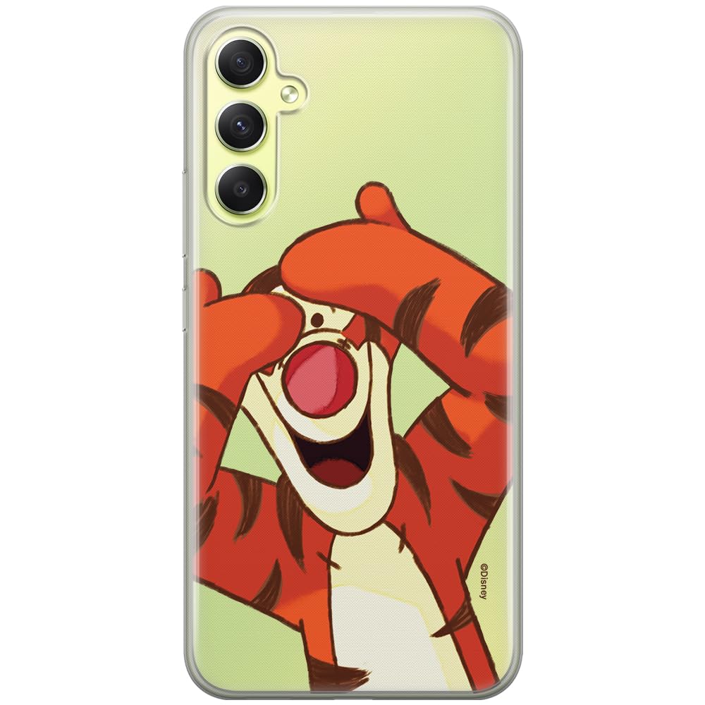 ERT GROUP mobile phone case for Samsung A34 5G original and officially Licensed Disney pattern Winnie the Pooh & Friends 035 optimally adapted to the shape of the mobile phone, partially transparent