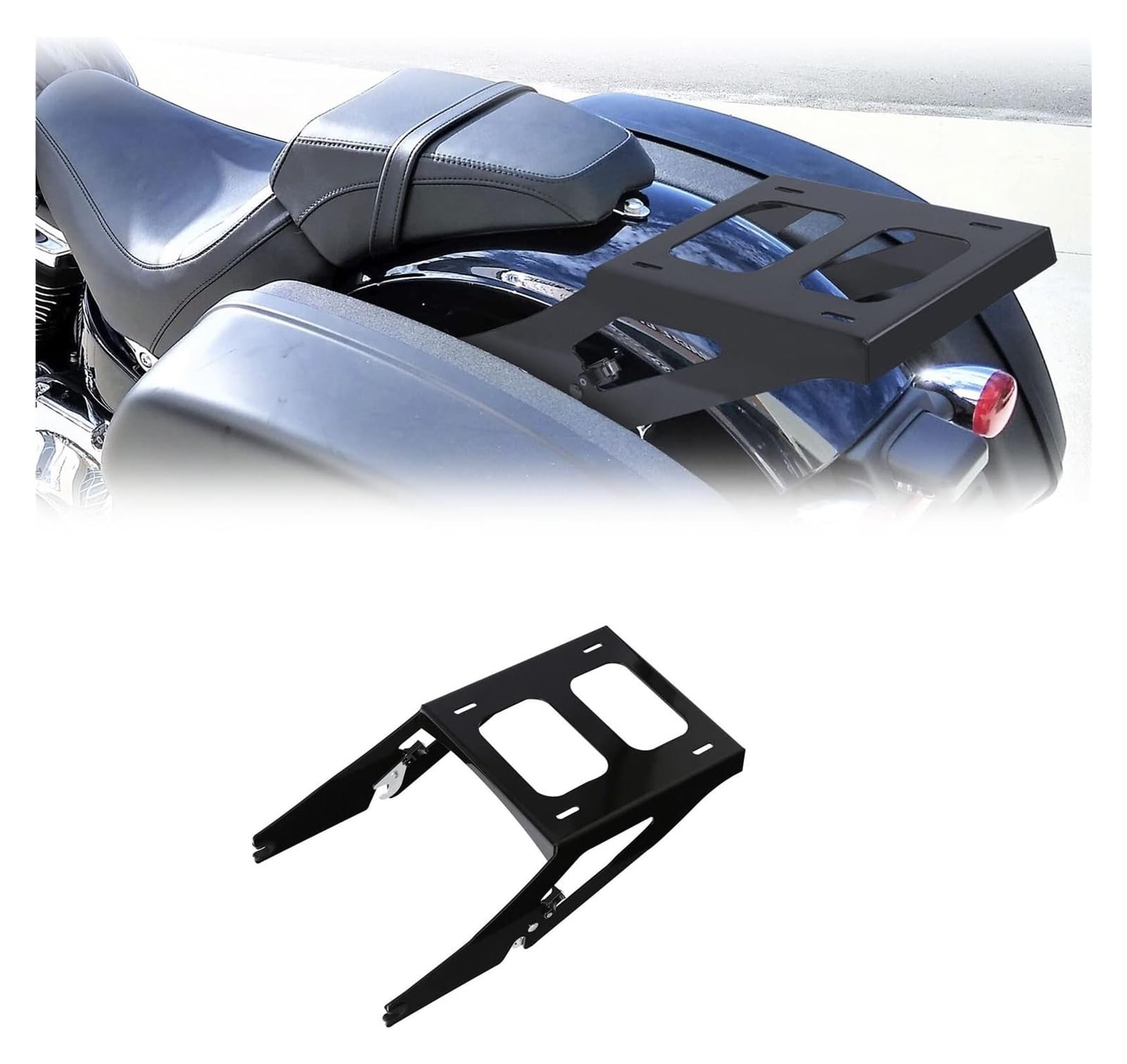 para Harley para Softail Sport Glide FLSB 2018 2019 2021 Piezas De Motocicleta Portaequipajes Trasero Montaje Superior Dos Motocicletas Portapacchi Moto