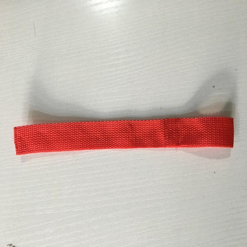 Correa Roja De Poliéster Con Gancho Del Cabrestante Winche Universal ATV Parts 8cm / 3.15 Inch