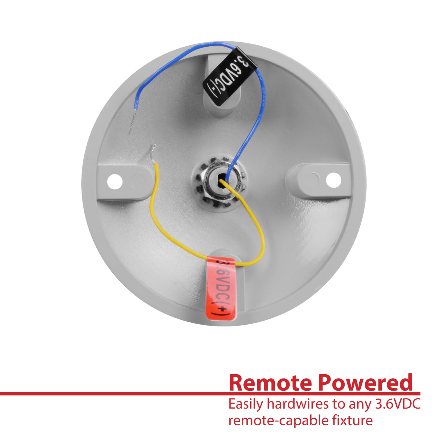 NICOR Lighting ECL1v2 Single Head Wet Location LED Emergency Remote Light Fixture (ECL120RHWP1)