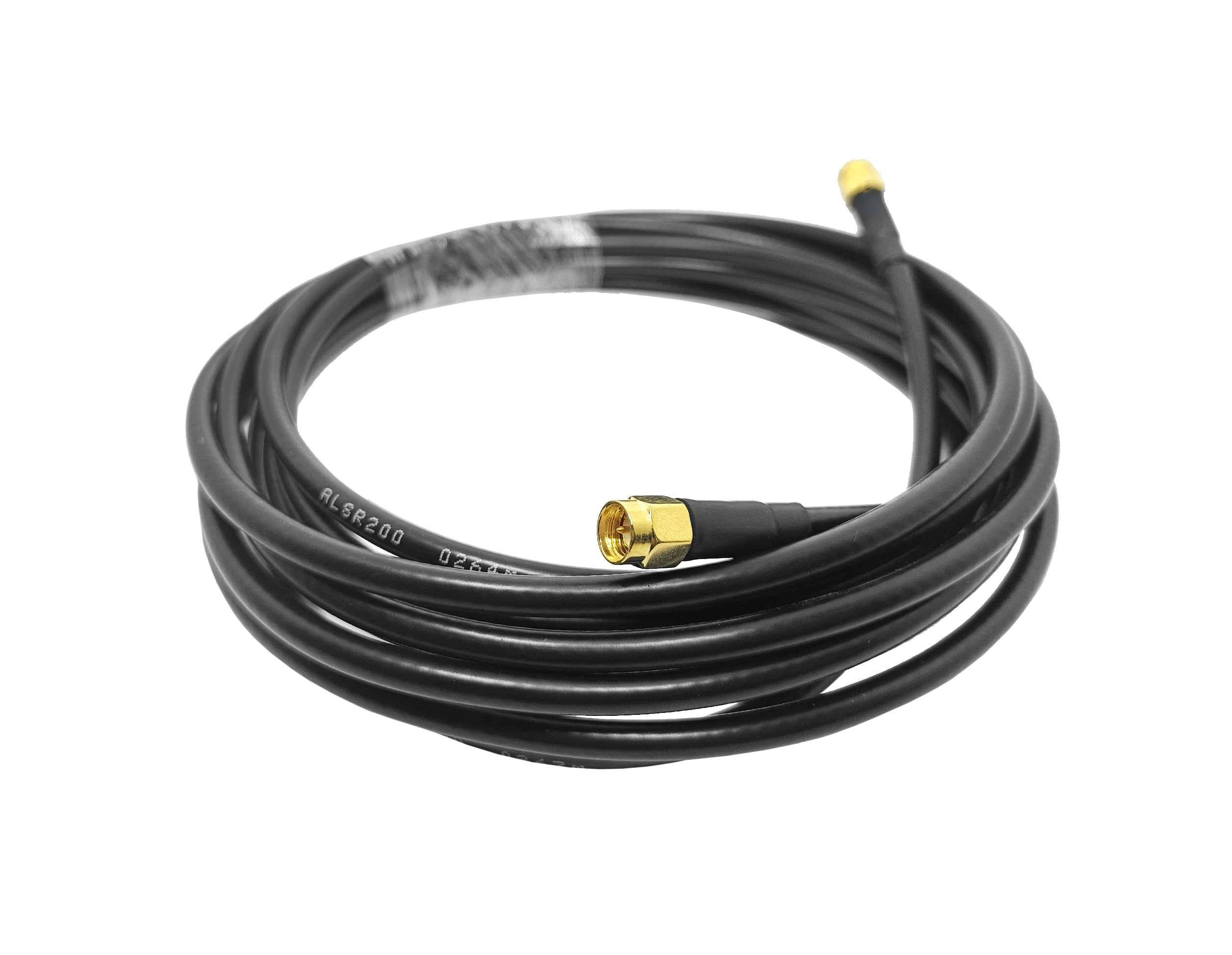 1 câble d'extension coaxial LMR200 mâle vers mâle pour radio 3G/4G/5G/GPS/WiFi/RF (0,3 m)