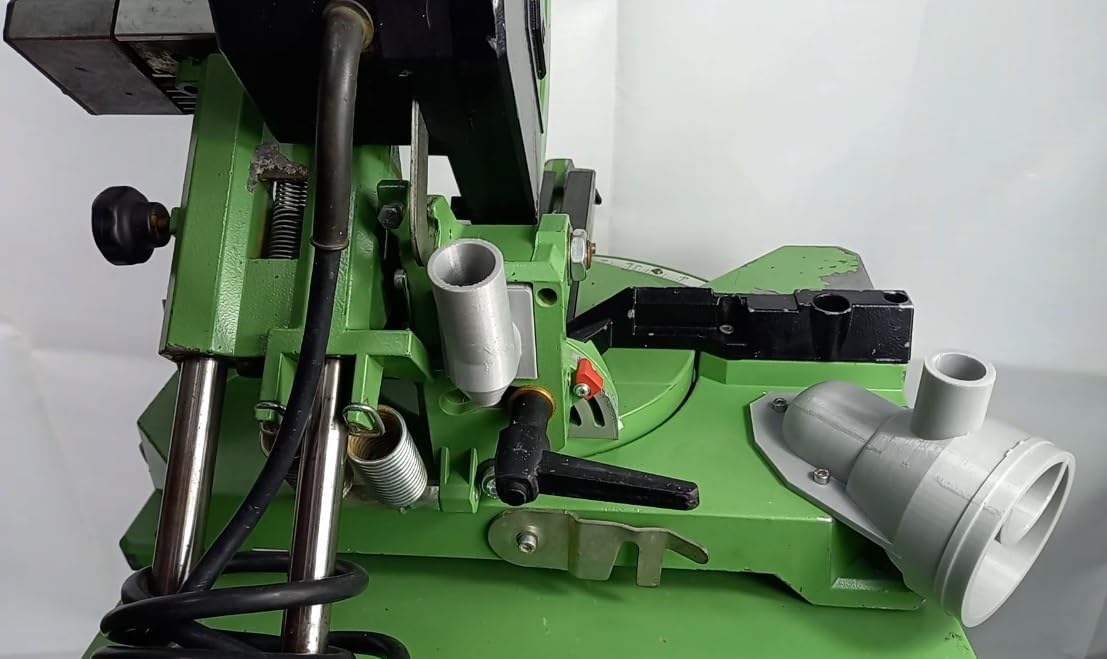 Generisch Sistema de aspiración compatible con Elektra Beckum KGS300 para Ø100 sistema de aspiración Sierra circular