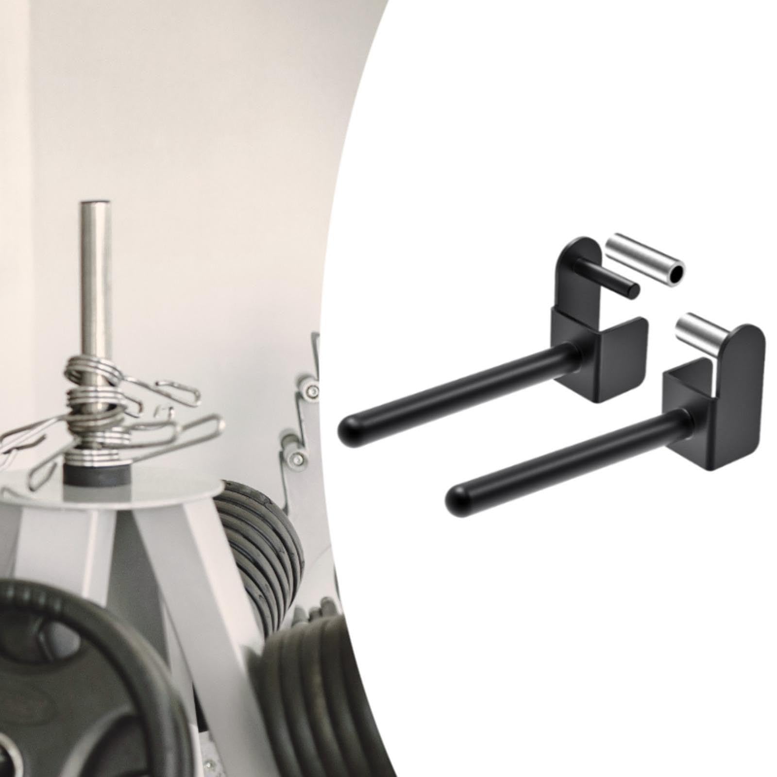 2 Soportes para Discos de Pesas, Prácticos para Guardar Discos de Pesas en El Soporte para Sentadillas.