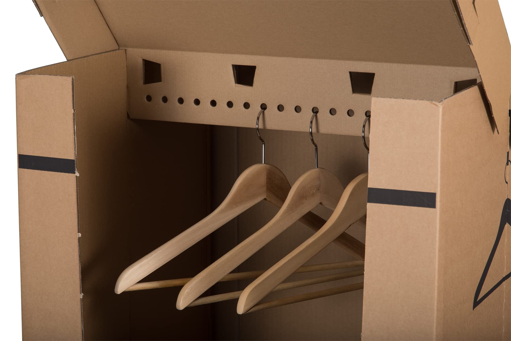 Smartbox Pro 3 Stück | Kleiderbox Kleiderkarton Kartonschrank Umzugskarton Kleideraufbewahrung (3 Stück)