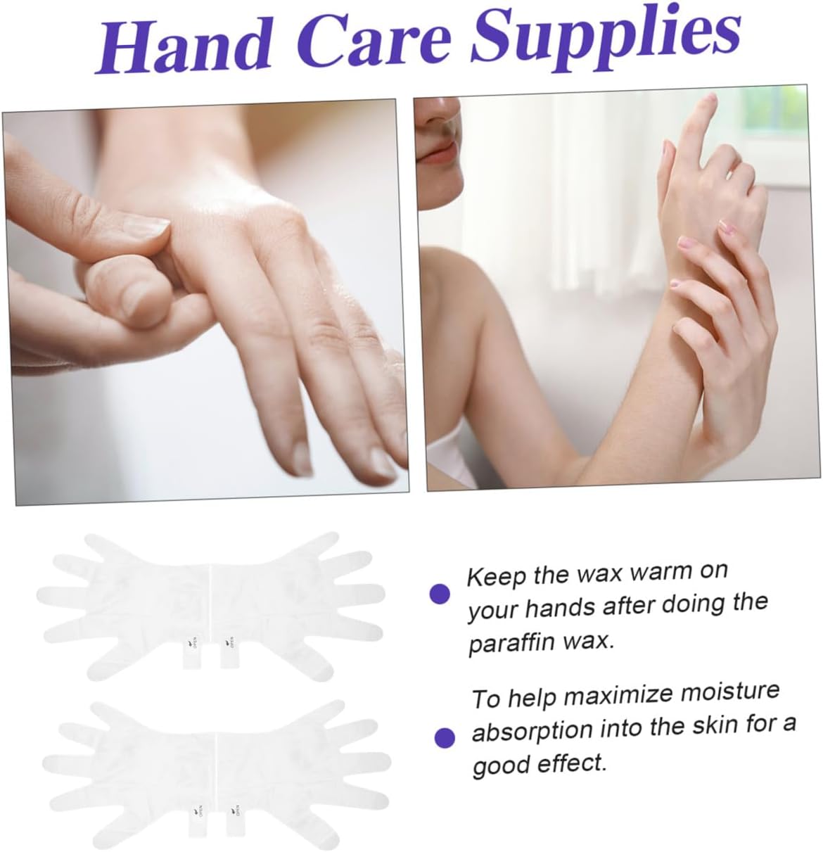 Healeved 5pair Hand Peeling Mask Exfoliating Gloves Moisturizing Lotion Cuticle Removal Hand Whitening Spa Gloves for Dry Skin Care
