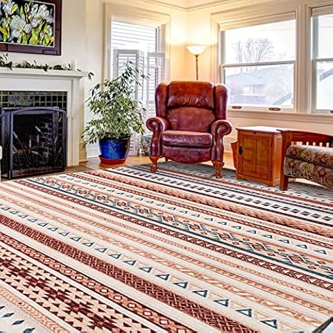 TALETA Lave Teppich Wohnzimmer, Kurzflor, Gabbeh Küchenteppich für Vorzimmer, Esszimmer, Schlafzimmer Cover