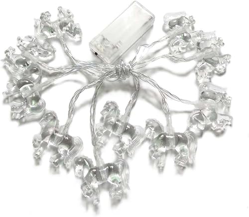 Luz decorativa del estado de ánimo de la noche de la forma del caballo de 1.65M 10LEDs para el hogar interior del dormitorio del festival de la boda