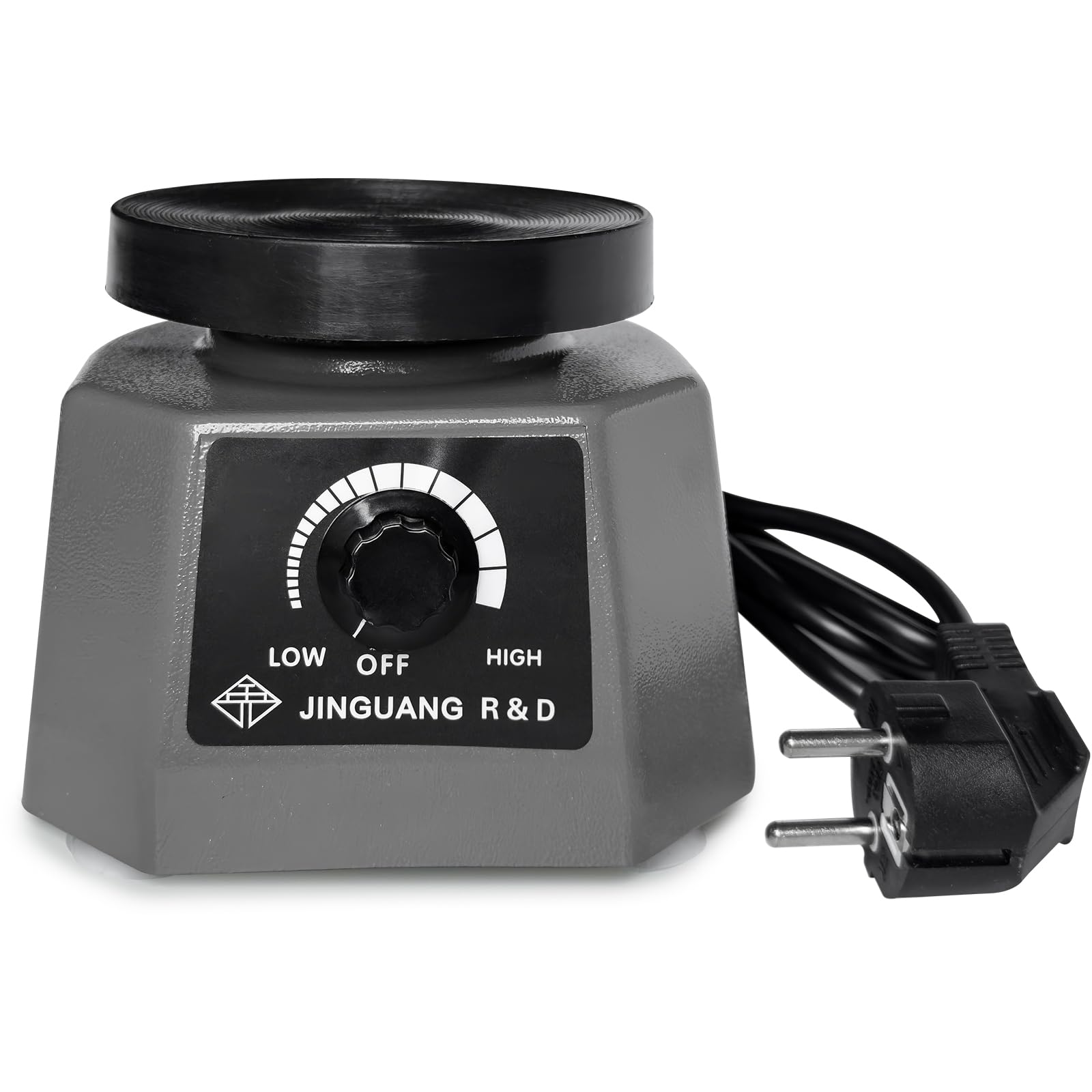 Piastra Vibrante in Gesso, 4 "Dental Oscillatore 220V 100W Vibratore Gesso Piastra Vibrante Elettrica Oscillatore Dentale, Velocità Regolabile Rotonda Oscillatore Vibratore Dentale per Gesso