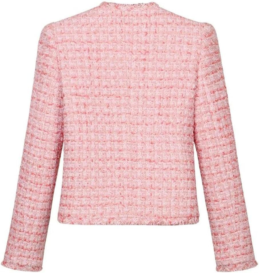 Women And Comfortable Tweed For Ladies With Design And Temperament Jacket