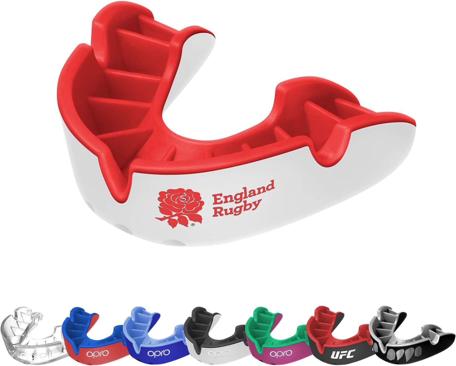 – OPRO Silver Level Mouthguard Essential Fit – Gum Shield Adult and Kids – OPRO Mouth Guard Boxing and MMA, Easy Self-Fit Gum Shield Rugby and Hockey – Superior Protection with Dental Warranty
