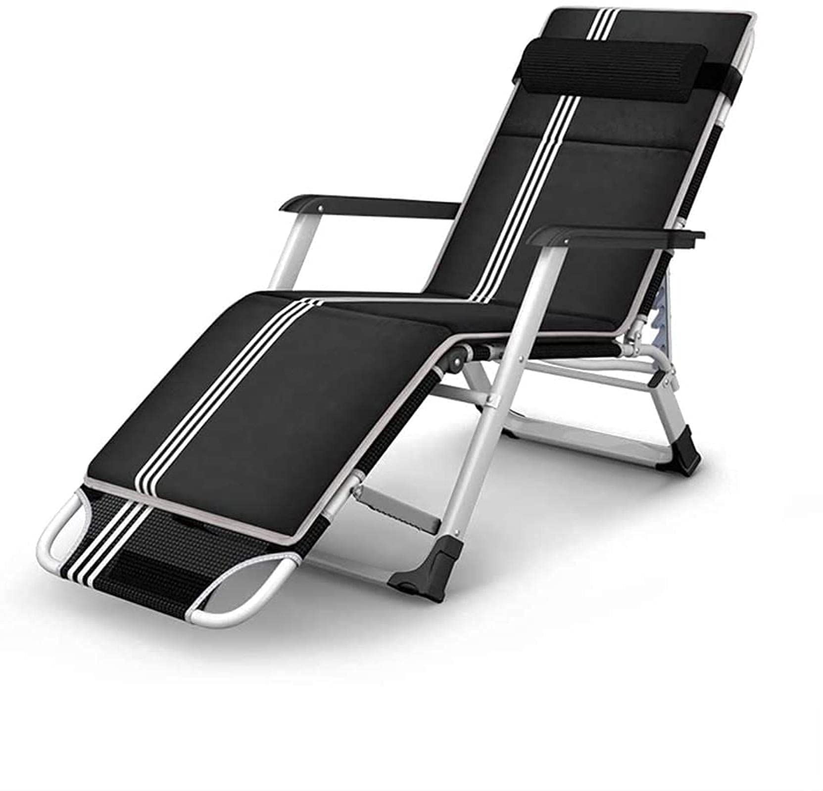 WOTZOV Patio Lounge Chairs Lounger Chair,Zero Gravity Chair Lounge Patio Chairs For Outdoor Yard Beach Adjustable Recliner With Headrest Support 440Lbs Durable