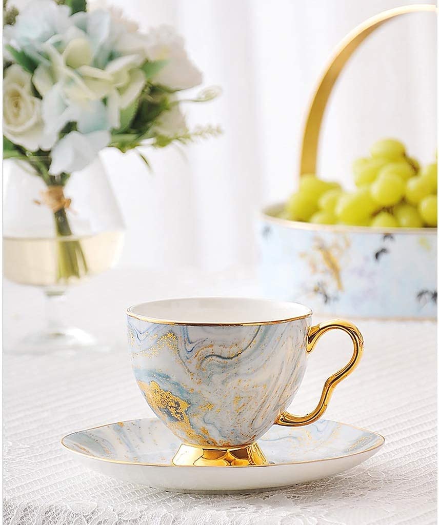 kubek do kawy - ceramiczne sztućce kubki domowe i komercyjne, filiżanki do kawy, kubek do kawy europejski styl mały luksusowy wysokiej klasy porcelana kostna filiżanka do kawy i spodek zestaw