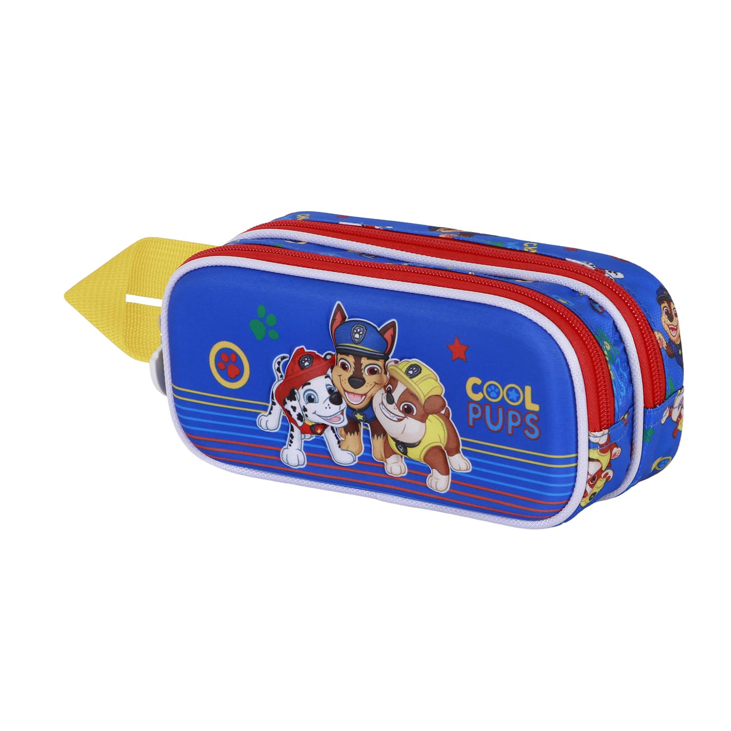Karactermania Paw Patrol Cool-3D Double Pencil Case, Blue, 22 x 10 cm