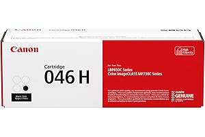 Genuine Canon Toner Cartridge 046 Black High Capacity for Color imageCLASS MF733Cdw Printers