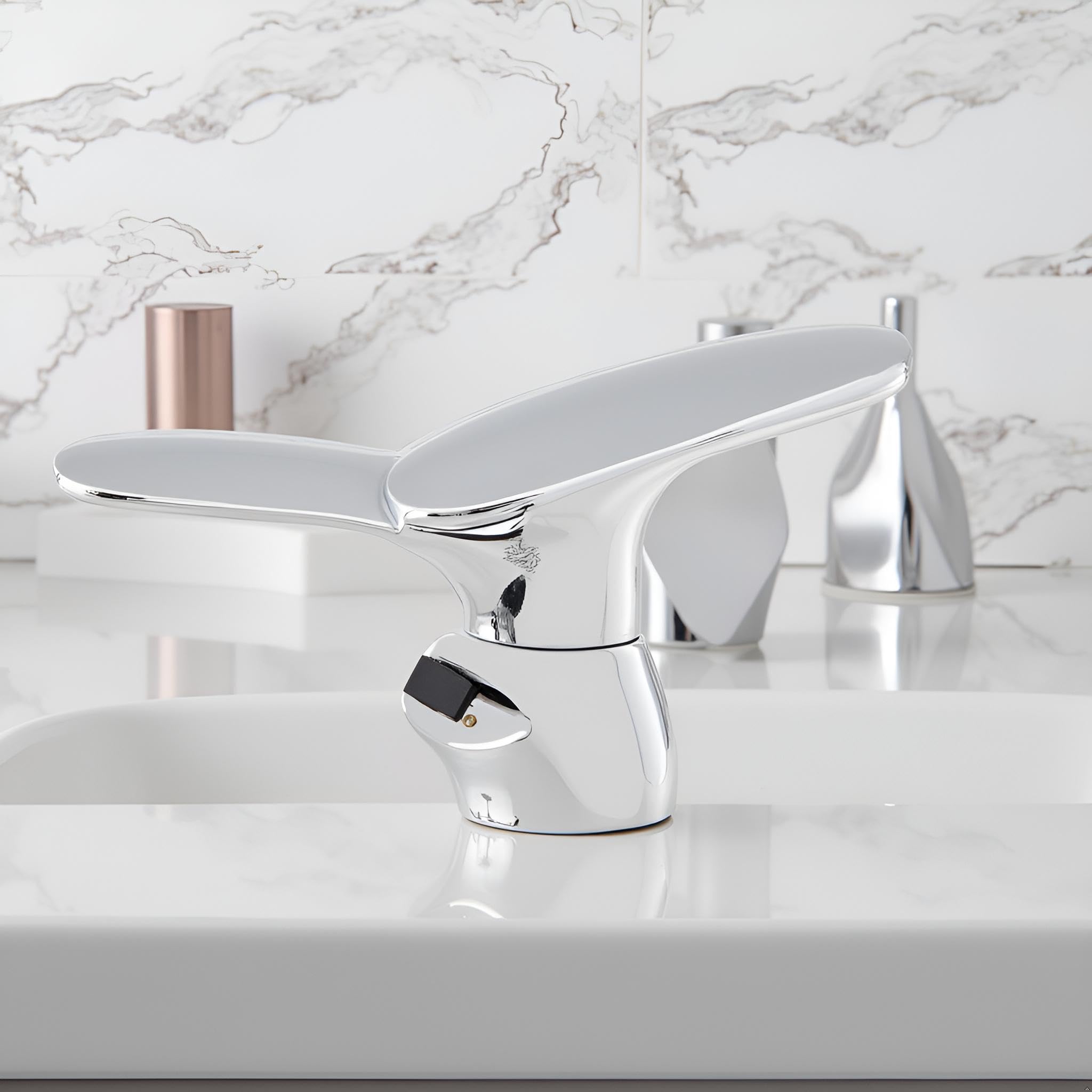 Cldaisy 1Set Silver Replacement Kitchen/Bathroom Single Lever Mixer Tap Handle,Tap Parts, Handles - Image 4