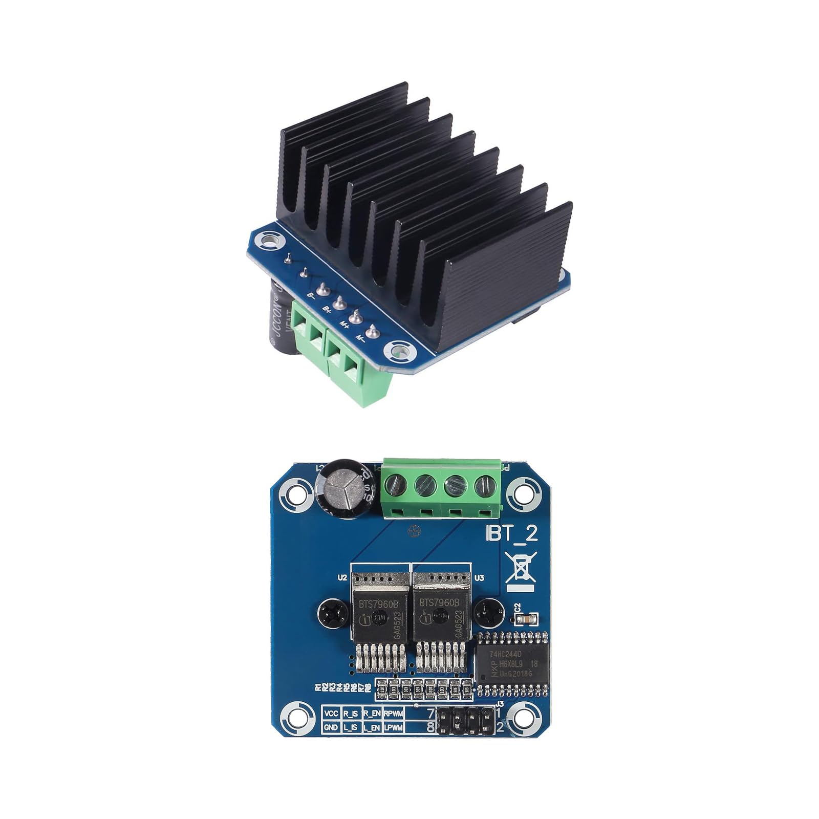 BTS7960 43A Dual H Bridge – Módulo Controlador De Motor Alta Potencia Con Limitación De Corriente