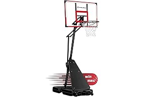 Portable spalding basketball goal: Adapt to Any Court