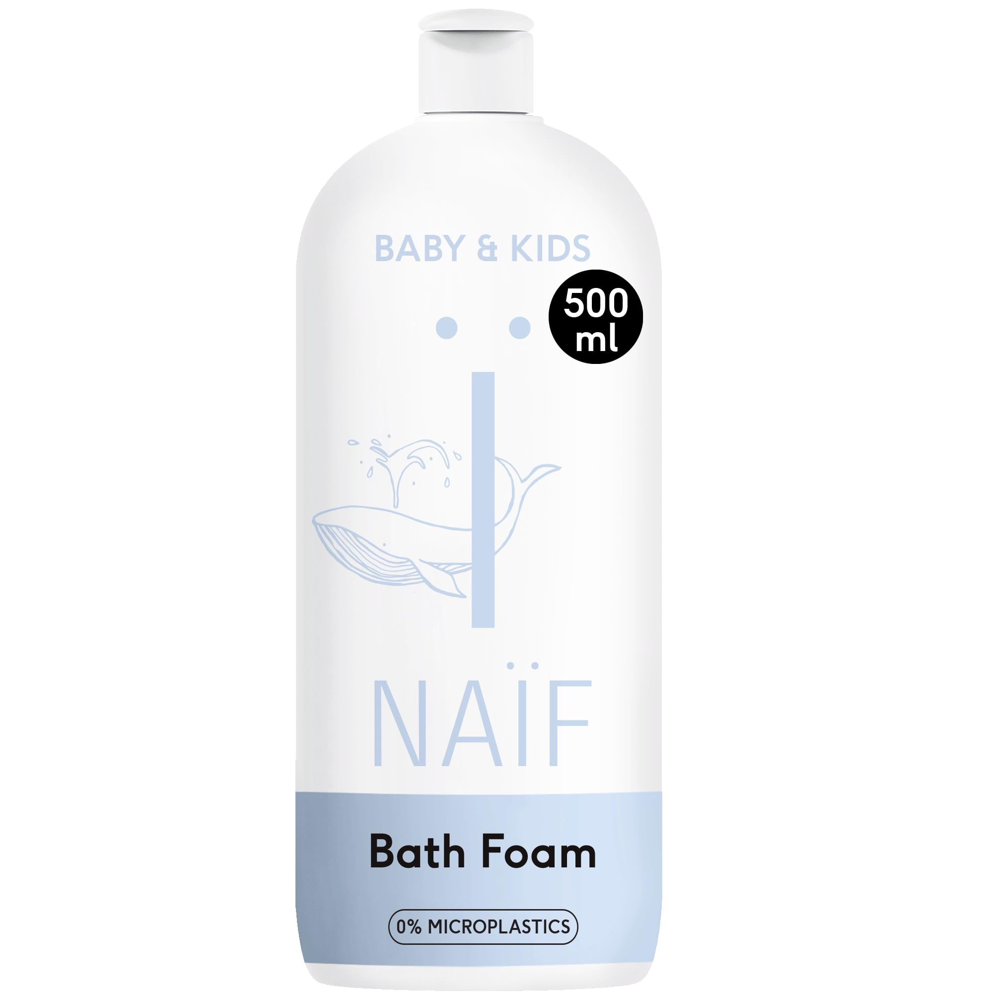 Naïf Pflegender Badeschaum 500ml - Babypflege mit…