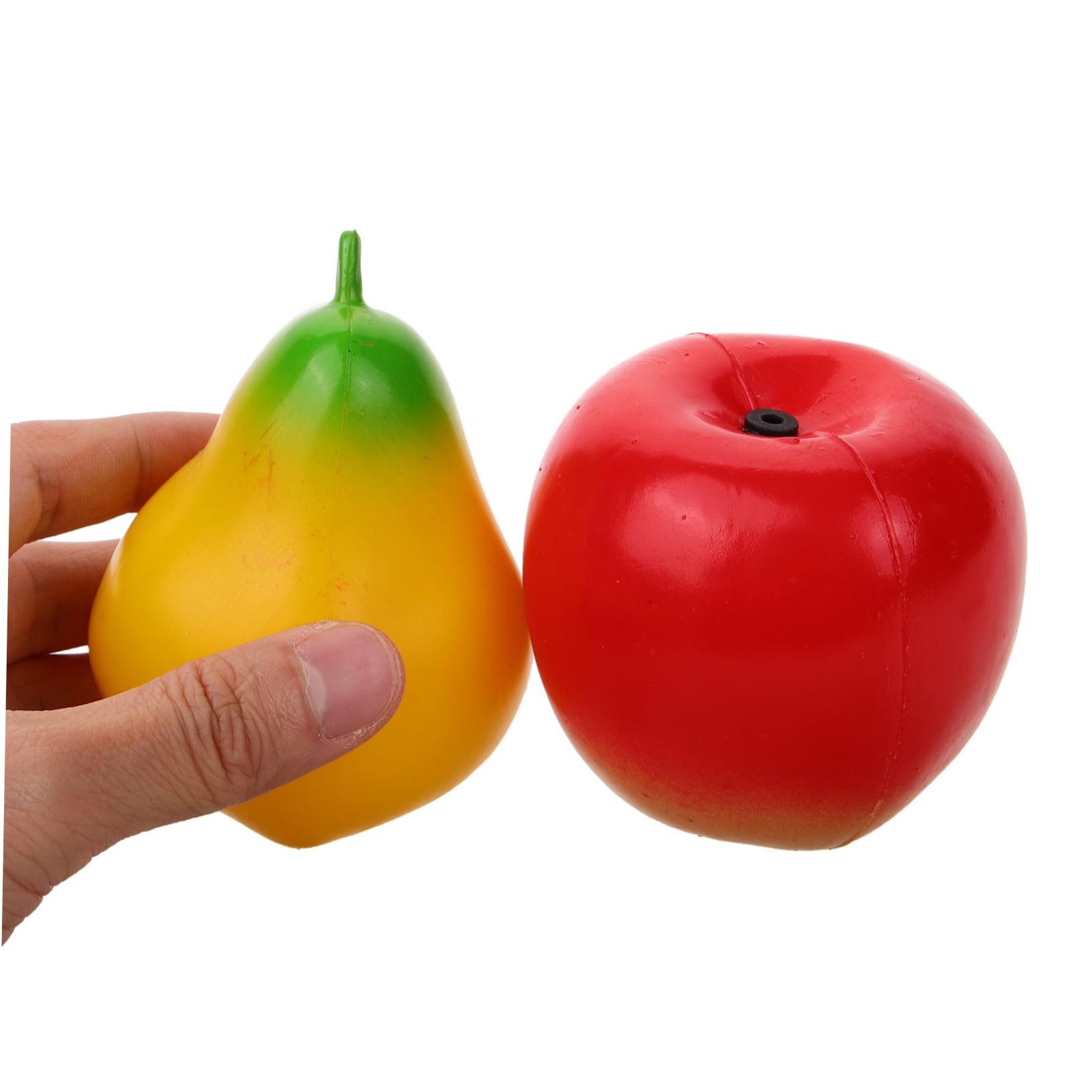 TOYANDONA Maracas a Forma di Frutta Set da 2 Strumenti Musicali per Bambino Bambina in Plastica Facili da Tenere Suono Chiaro per Casa e Asilo