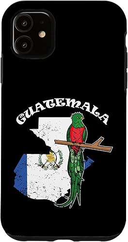 iPhone 11 Quetzal Bird Guatemalan Souvenir Chapin Gift Guatemala Flag Case