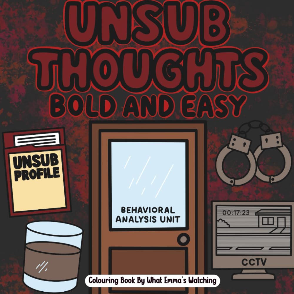 Unsub Thoughts Bold And Easy: What Emma's Watching (Colouring Detail Practice Books)