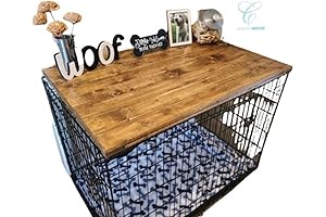 Dog Kennel Wood Table Top: A Rustic Retreat for Your Canine Companion