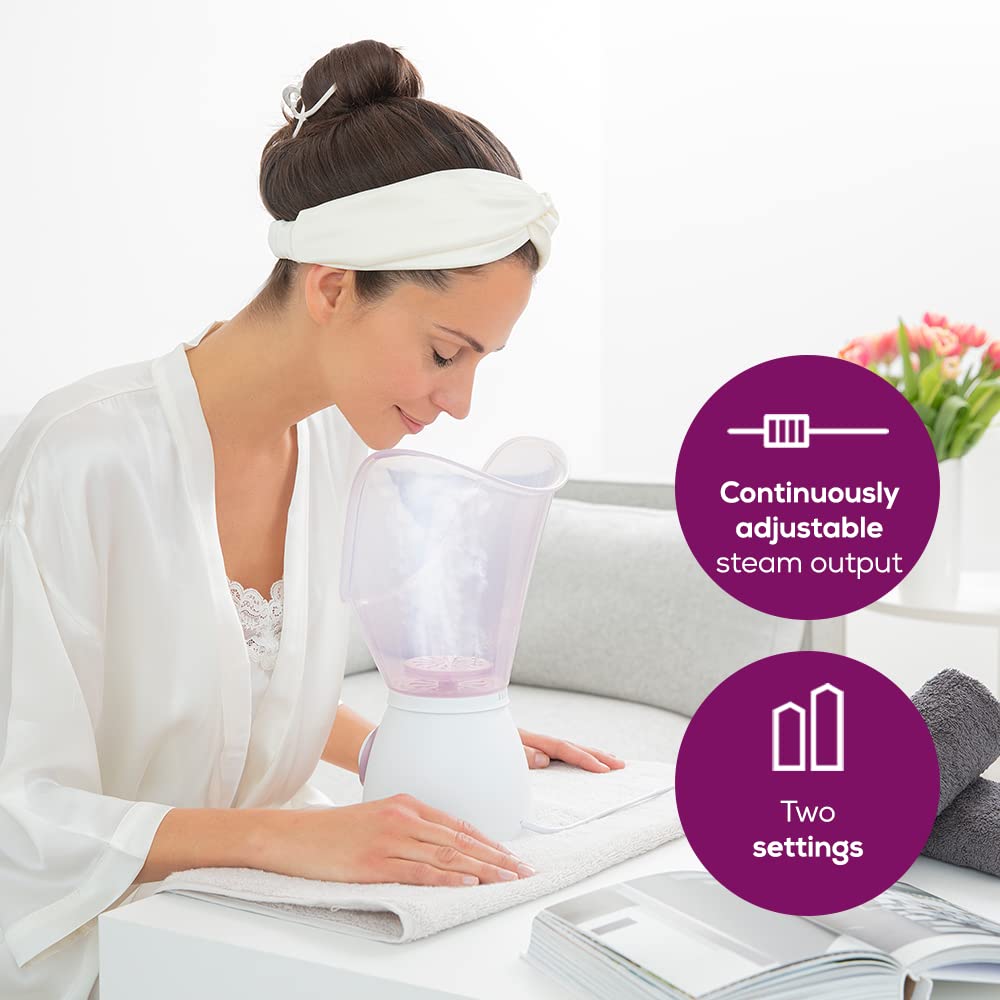 Beurer FS60 Facial Sauna, Facial Steamer for Cosmetic Facial Care Opens the Pores and Moisturises, Soothing Steam - Image 2