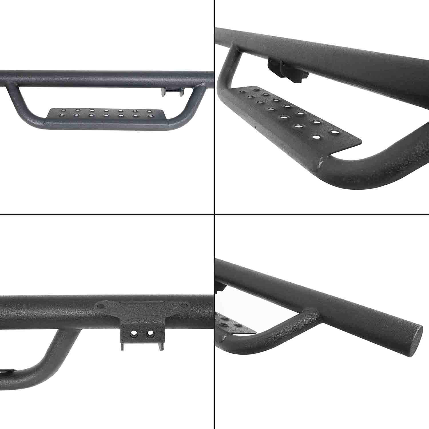 RODEO TRAIL Gladiator Side Steps Nerf Bar Rails Steel Running Boards