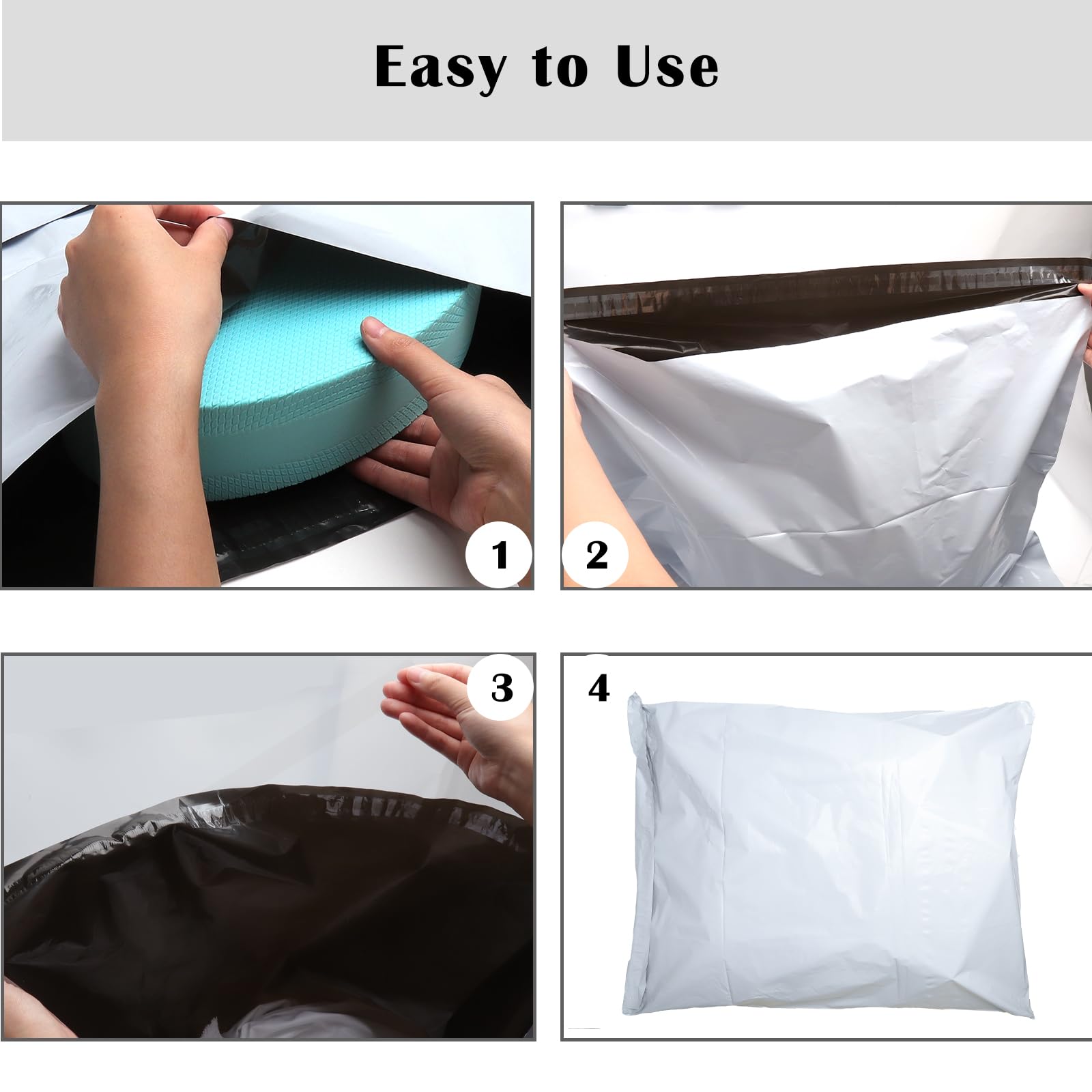 5PCS Bolsas para Envíos 80x60cm Sobres para Envios Sobres de Correo Nuevo Material Bolsa Sobres de Plástico Opacos Blancos Bolsas Envio Vinted para Chaqueta Manta Pequeña Embalaje Caja de Zapatos