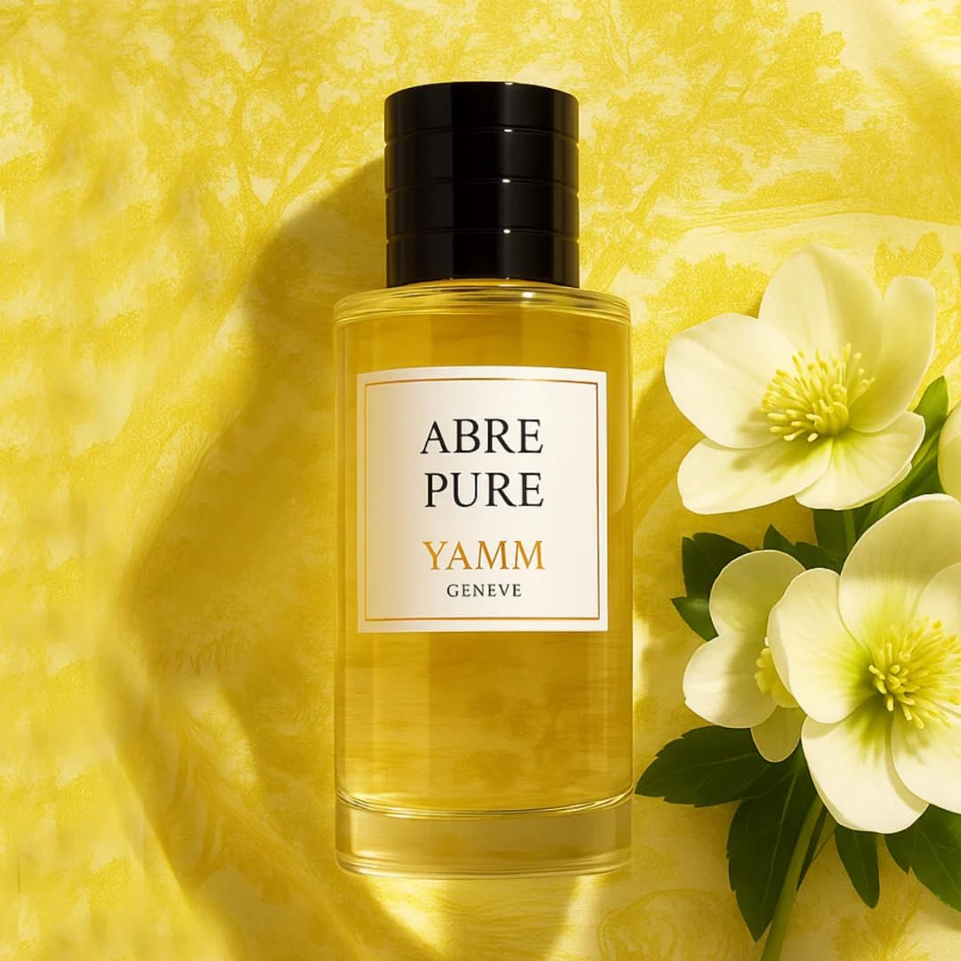 Abre Pure – Extrait de Parfum Mixte – Fruits & Musc – 50 ml | Accord fruité musqué, éclatant et enveloppant, à la tenue durable, avec agrumes, fruits mûrs, vanille et musc blanc.