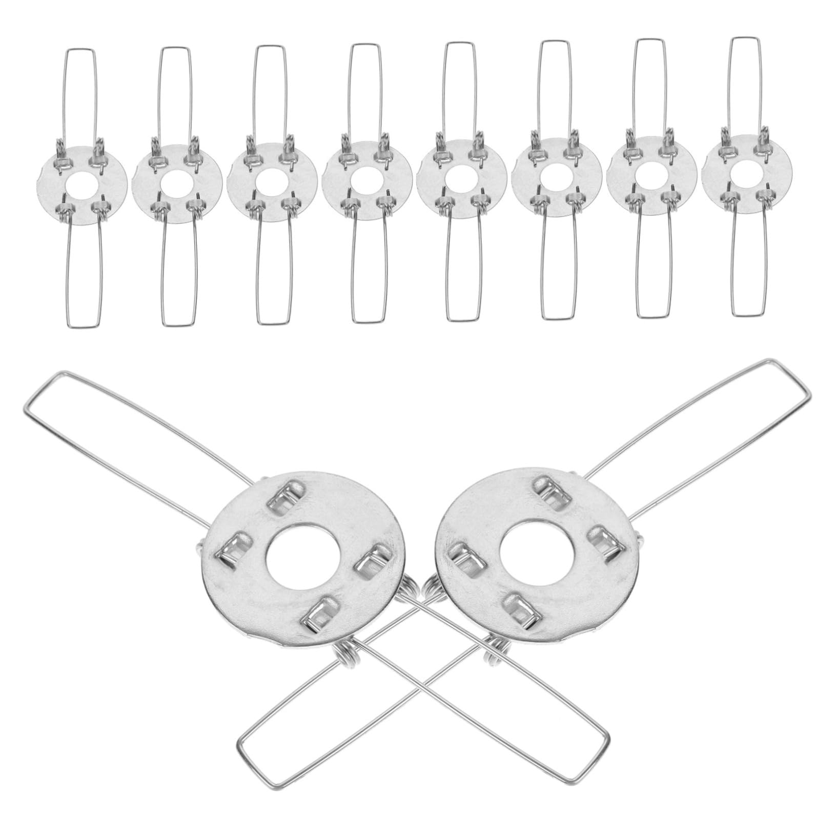 STOBAZA Lamp Holder Spring Clip for Bulb Retaining Light Secure Lampshade Attachment Metal Fixing Spring Clip