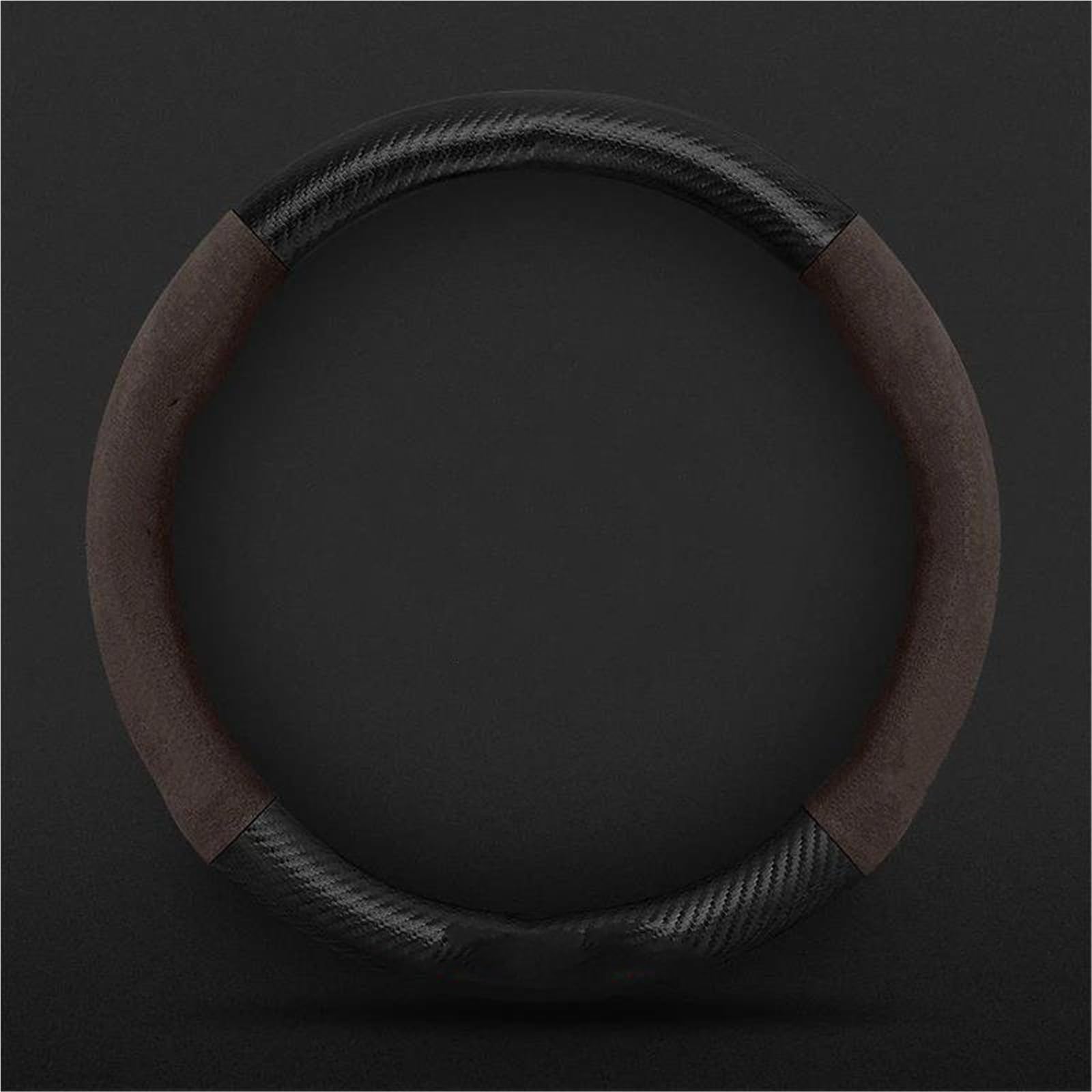 Ochraniacz na kierownicę samochodu dla Focus dla Mk3 dla Mk4 dla Mondeo dla Mustang dla Explorer dla Evos dla Edge Wheel Cover O, jasnobrązowy
