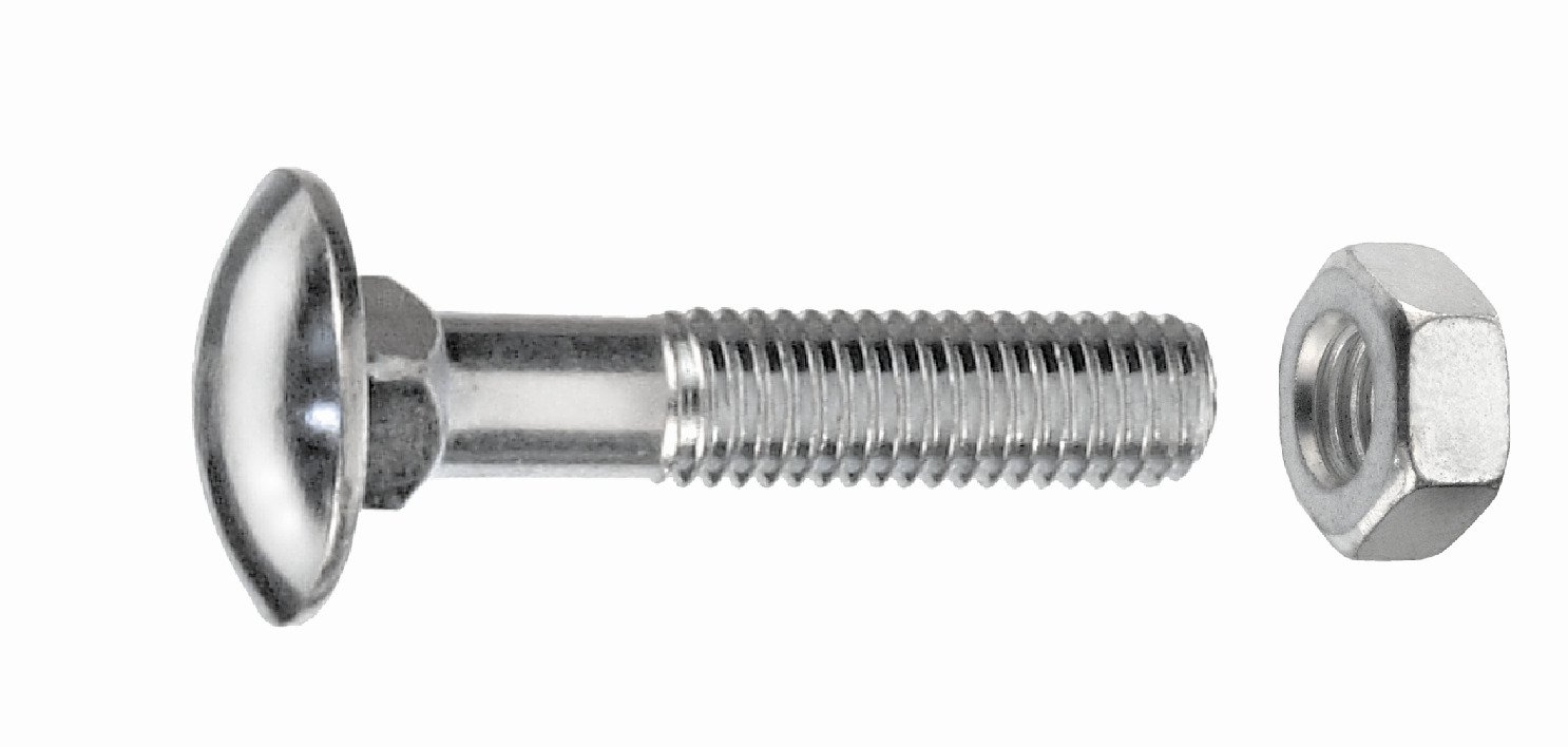 Vis à tête bombée M6 x 40 mm inox Connex anti rouille pour stopper la corrosion