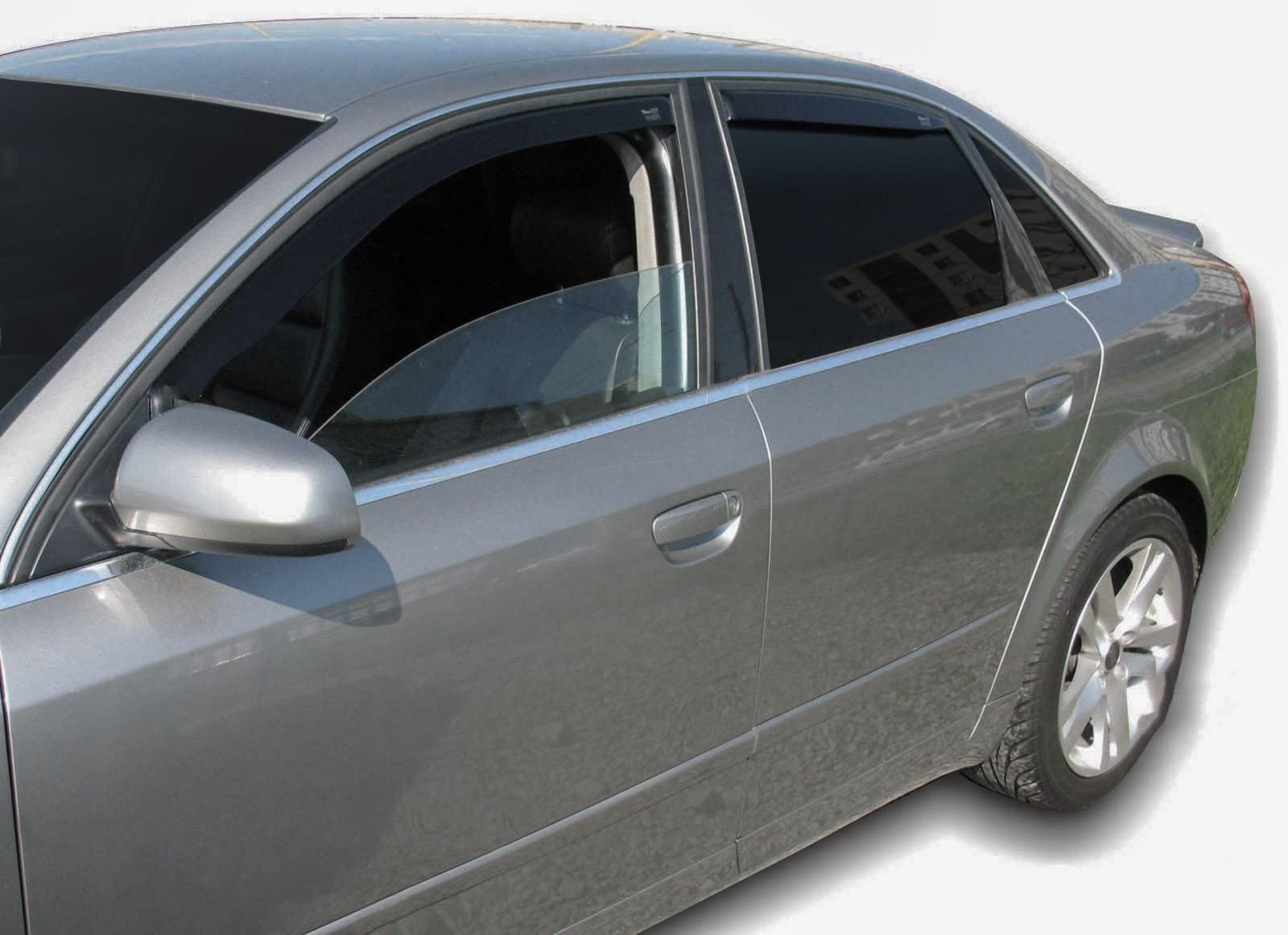 Heko Déflecteurs De Vent Aérodynamiques 4 Pièces – Compatibles Audi A4 B9 Berline & Break 2016-2024 (Allroad/Avant/Wagon)