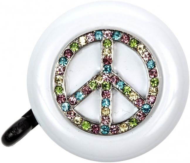Cruiser Candy Super Bling Bicycle Bells, Rhinestone Bike Bells, Alloy Ringer for Nice Classic Bicycle Bell Ring Sound, Beach Cruiser, City Bike, Ebikes Universal Fit