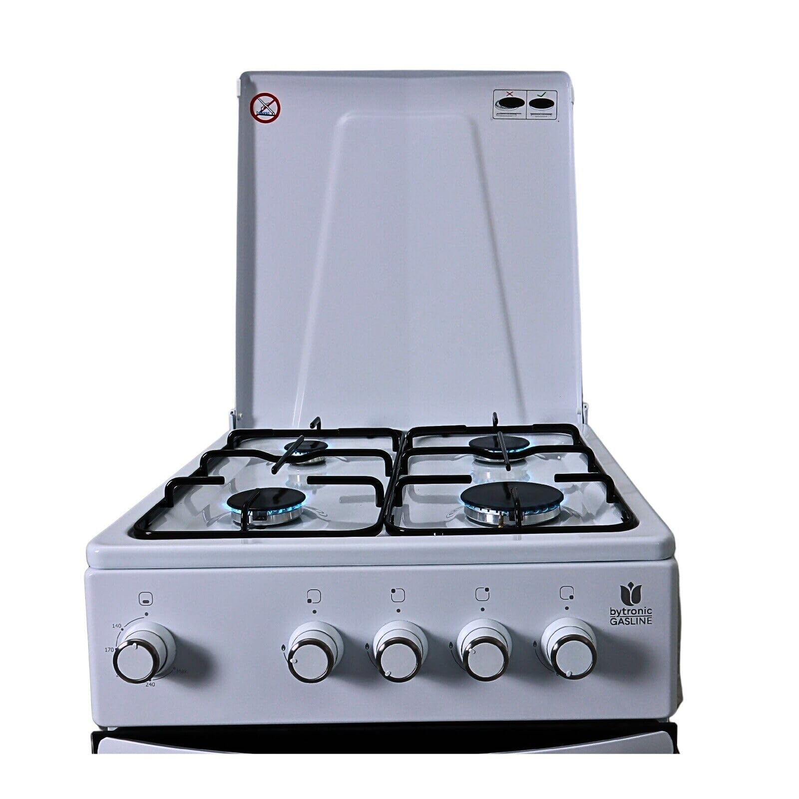 Gasline Gas Standherd 50cm Gasbackofen SHGG5050THT MIT Thermostat