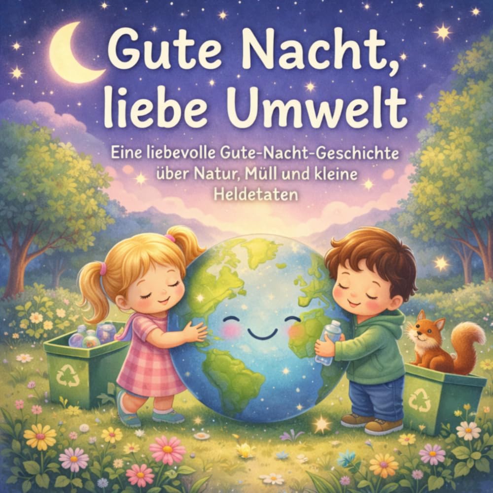 Gute Nacht, liebe Umwelt!: Ein Bilderbuch für Kinder über Umwelt, Natur und Aufräumen