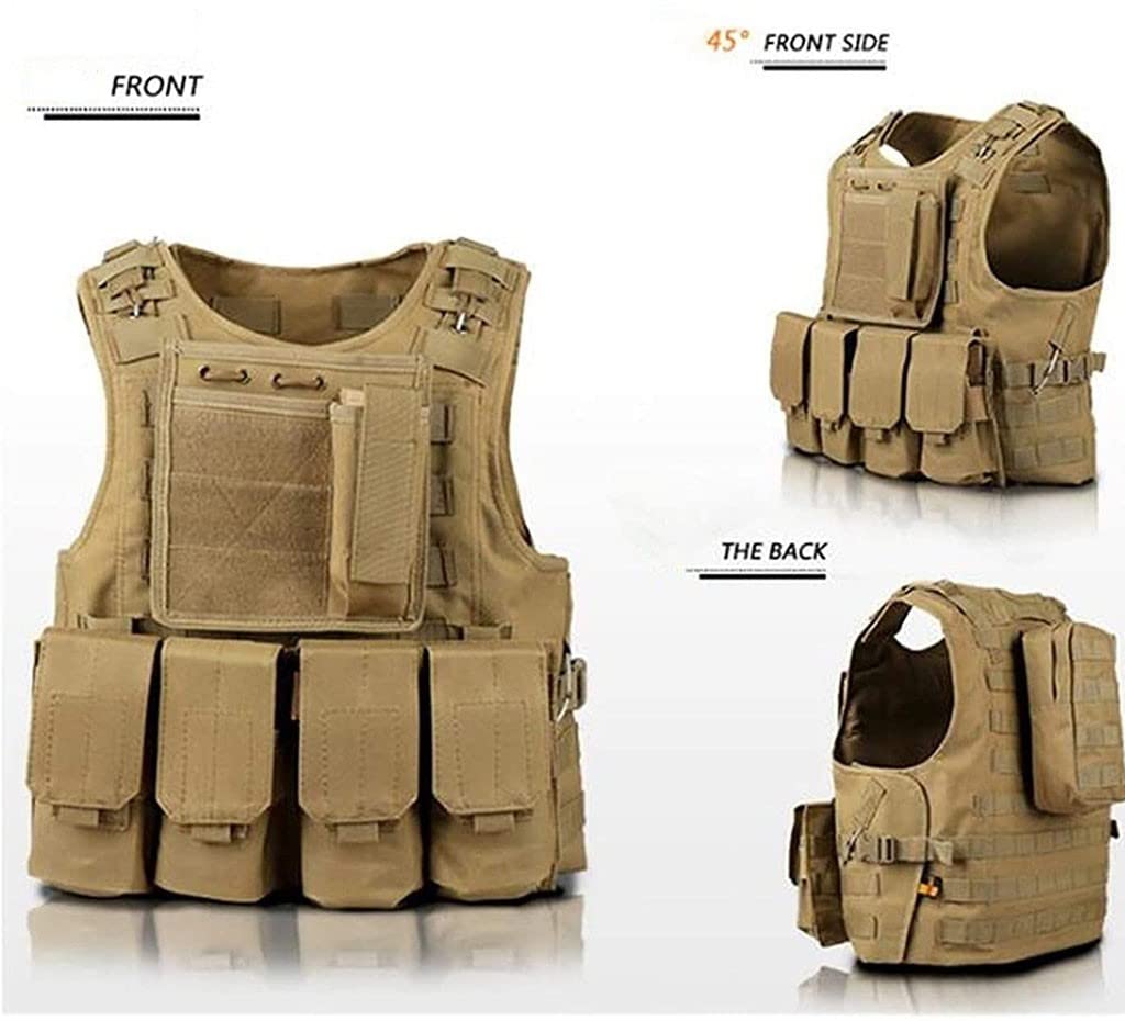 Chaleco Táctico de Combate Militar CS Game Cosplay Entrenamiento Formación Caza Asalto Camuflaje Chaleco del Portador para Niños