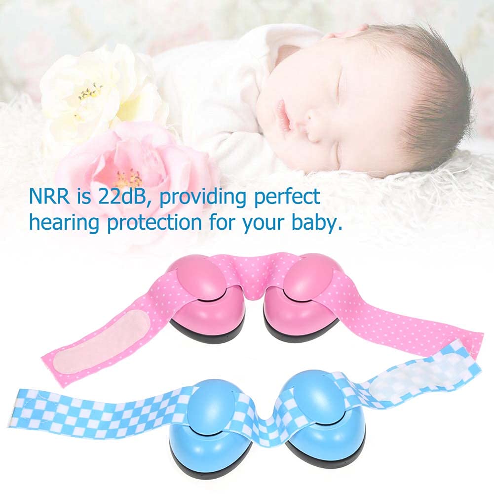 Riloer Baby Sleep Hearing Protector, Baby Earmuff & Case Combo, Soft Ear Protectors, Folding Ear Gloves, Soundproof Earmuffs - Image 2