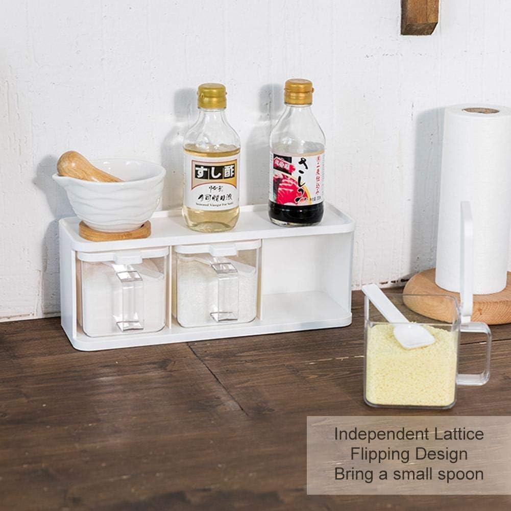 2 Scaffali Portaspezie In Acrilico Trasparente - 3 Ripiani, 26x24x10 Cm - Organizer Per Cucina E Bagno - Montaggio Non Necessario