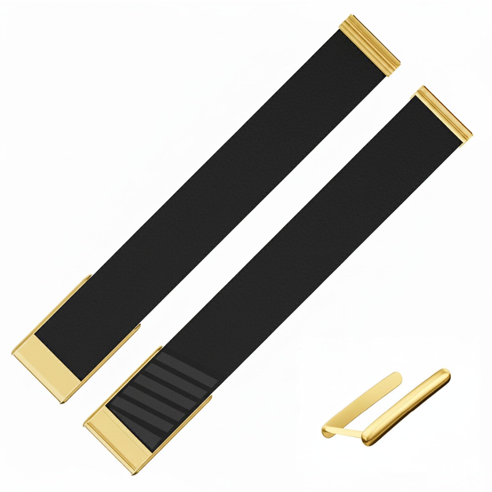 fitspur Waterproof Hydroknit Replacement Wrist Band,Compatible with WHOOP 5.0 WHOOP MG Life (Black+gold, one+peak)