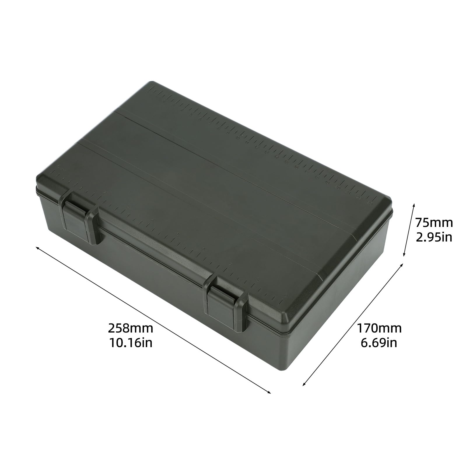 Boîte d'accessoires de Ligne d'alimentation de Carpe Bâtons magnétiques étanches Compartiments détachables Organisateur de matériel de pêche Boîte de Rangement pour Les pêcheurs à