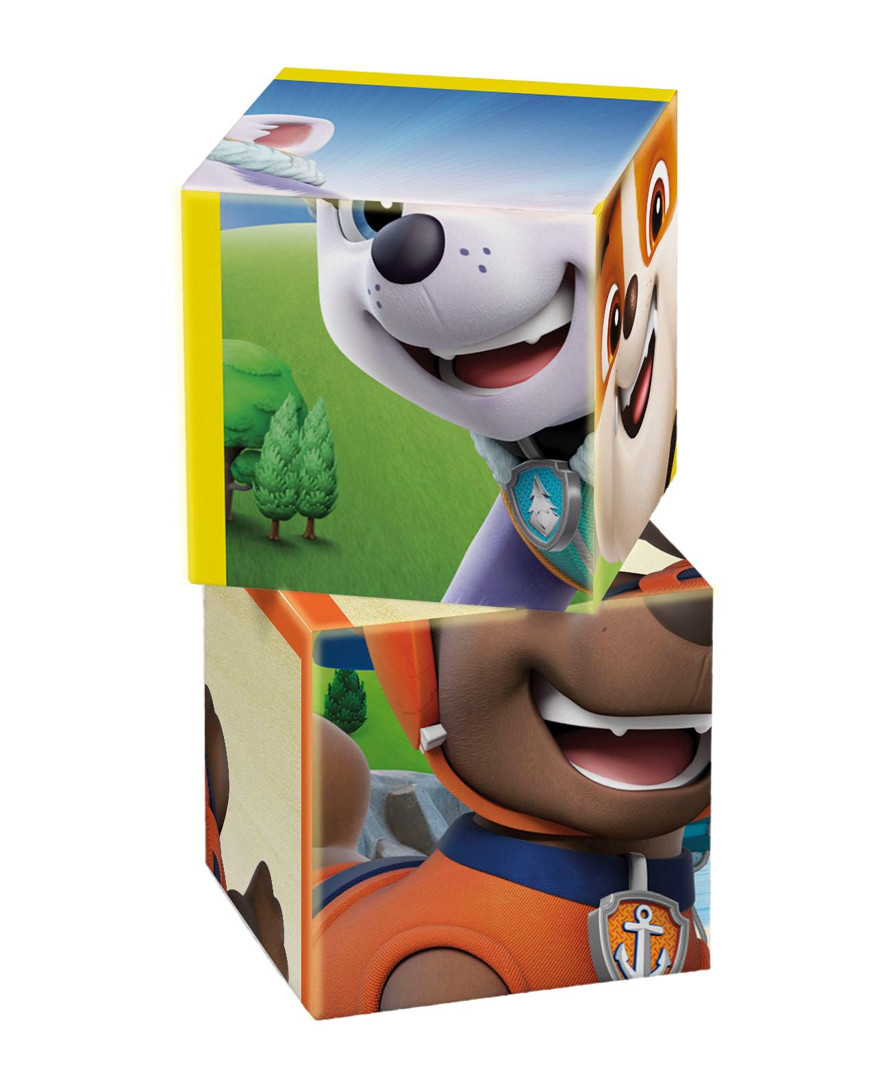 Clementoni Patrol - 12 sztuk dla dzieci 3 lata, kreskówki, puzzle, wyprodukowano we Włoszech, kolor Psi Patrol 12 kostek, 41194