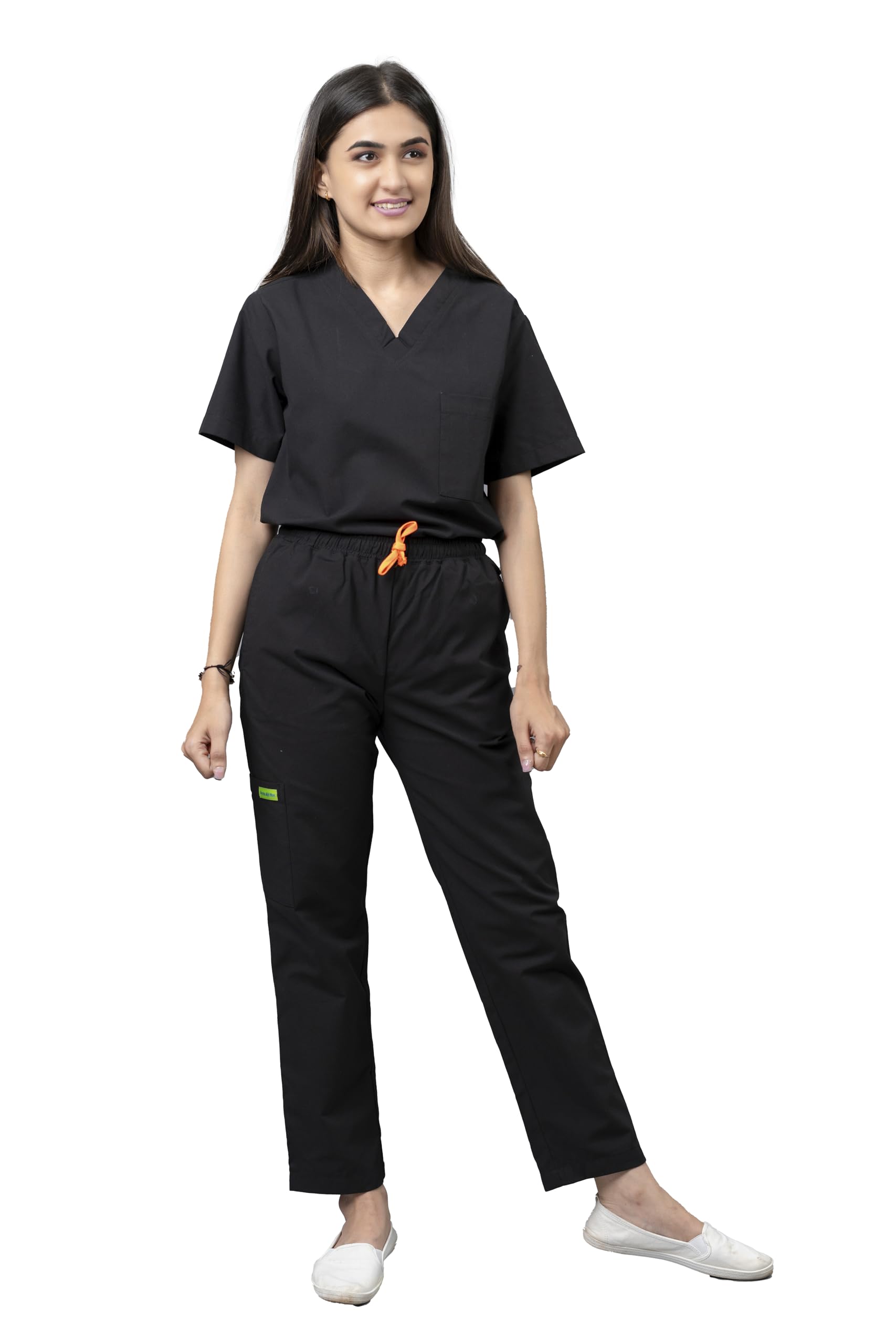 See full amazon price history chart for VastraMedwear Womens V Neck Half Sleeves Scrub Suit | 6 Pockets Medical Scrub Top & Pant | Uniform for Doctors, Nurses, Dentists & Healthcare Professionals (Black, L) VastraMedwear Womens V Neck Half Sleeves Scrub Suit | 6 Pockets Medical Scrub Top & Pant | Uniform for Doctors, Nurses, Dentists & Healthcare Professionals (Black, L) (B0BSV77DG7) Amazon Price History, Amazon Price Tracker