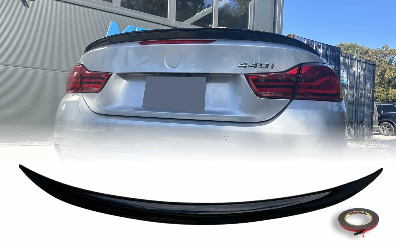 Spoiler posteriore per bagagliaio F33 M4 Look Style nero lucido per serie 4 2014-2019 Performance Tuning Cabrio 2 porte coupé 420i 428i 430i 435i 440i spoiler posteriore