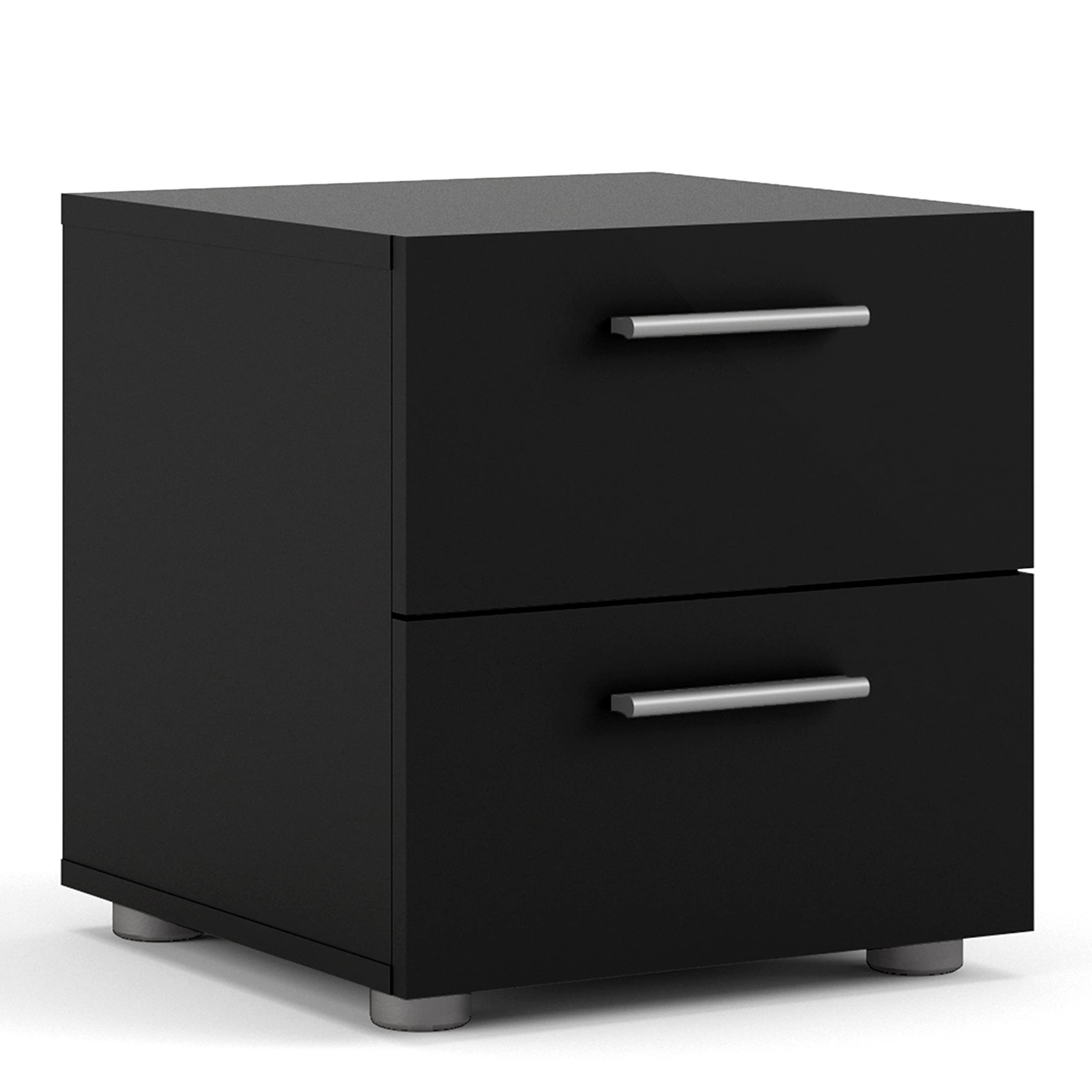 Furniture To Go | Pepe Bedside 2 Drawers in Black