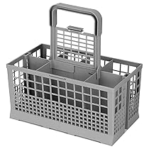 DL SERVICE Cestello Posate Lavastoviglie per Bosch Siemens Rex Electrolux, Portaposate Lavastoviglie con manico rimovibile resistente alle alte temperature, ricambio compatibile