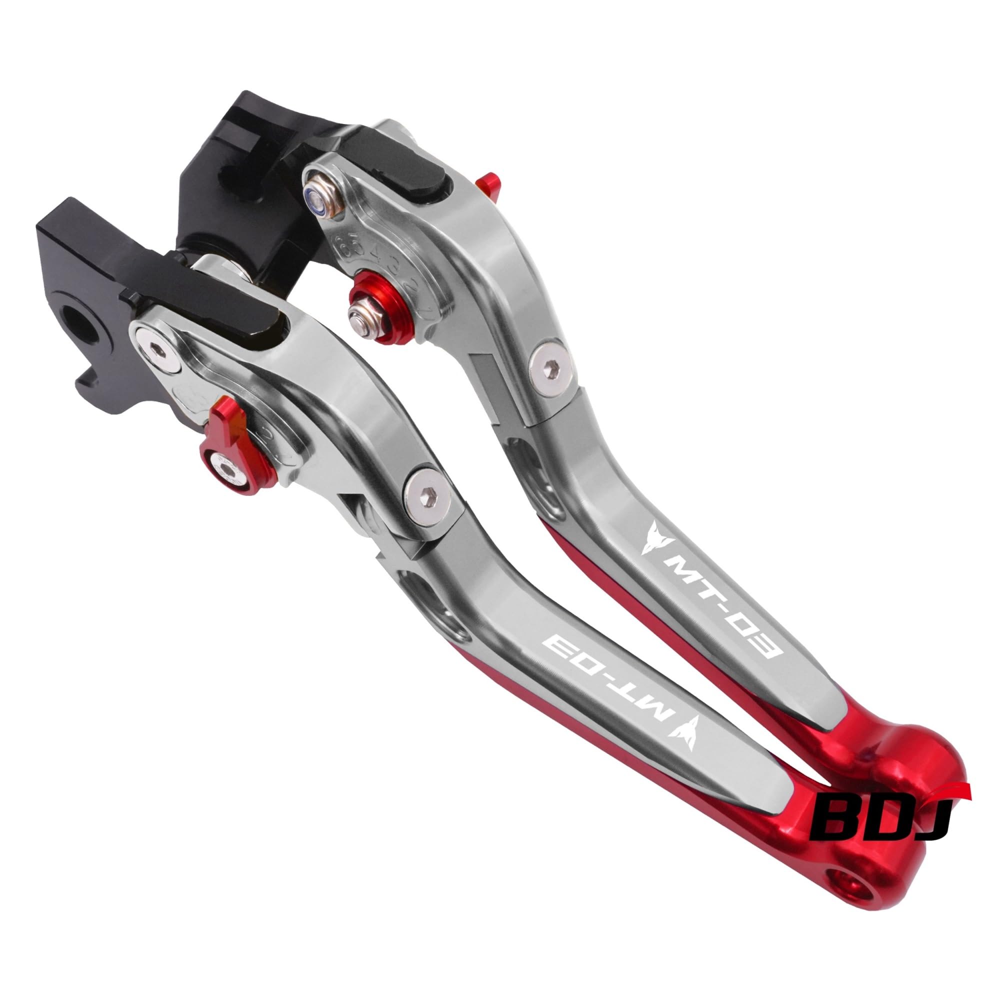 Wkdyriwo For Ti Ti Rd-Rd Brake Clutch Lever Motorcycle Adjustable Folding Levers Set For Yam&Aha Mt-03 2015-2020 Bdj Mt03 2020 Motorcycle Brake Clutch Levers