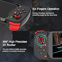 Vista 5 de arVin Mando móvil para juegos para iPhone iOS Android PC, Joystick inalámbrico para iPhone 14131211, iPad, MacBook, Samsung Galaxy S22S21S20, TCL