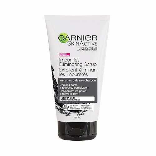 Garnier SkinActive - Exfoliante eliminador de puntos negros de carbón, 5 onzas líquidas (5.1 fl oz), 1 unidad (embalaje Mary Vary)